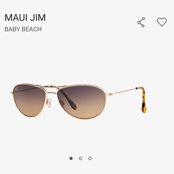 maui jim baby beach aviator sunglasses